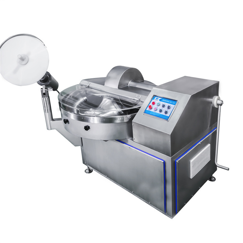 Commercial Automatic Stainless Steel  High Speed Meat Bowl Cutter Sausage Meat Bowl Cutter Sausage Chopper Machine