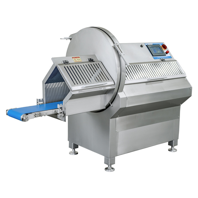 Automatic Meat And Bone Cutting Machine Frozen Meat Ribs Sawing Chicken Duck Half Cutter Machine