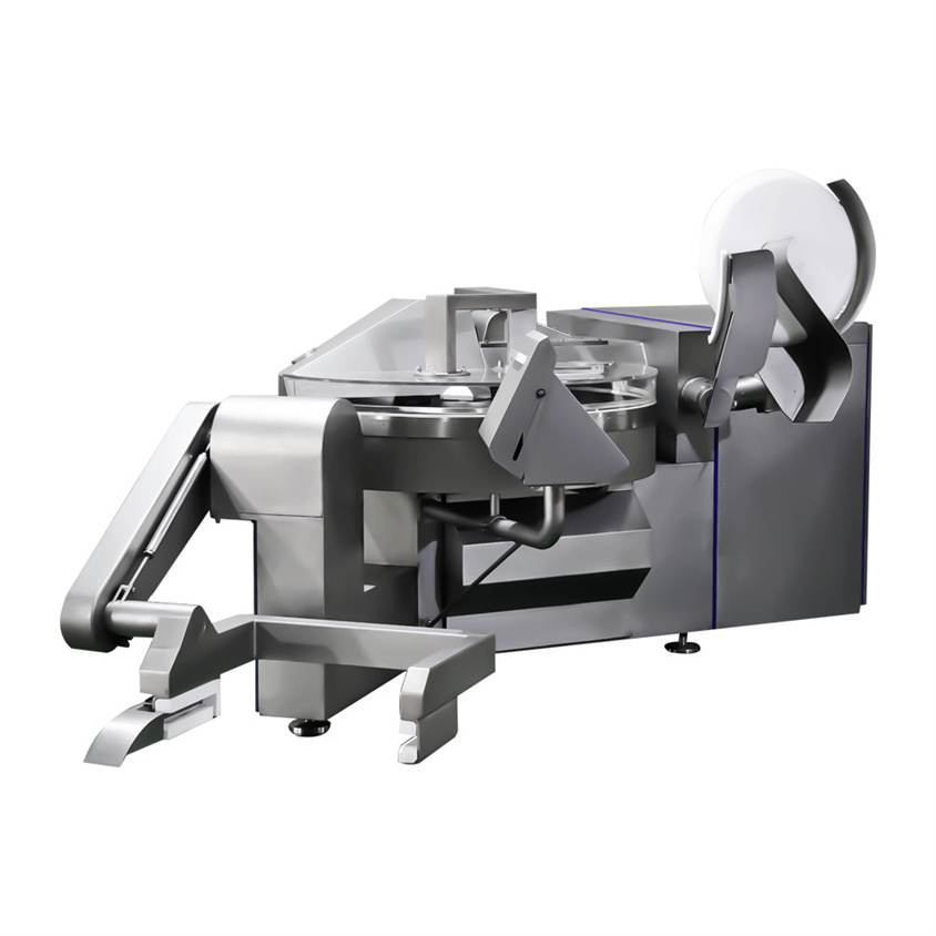 SUS 304 Factory  Automatic High Speed Meat Bowl Cutter Sausage Meat Bowl Cutter For Meat Processing