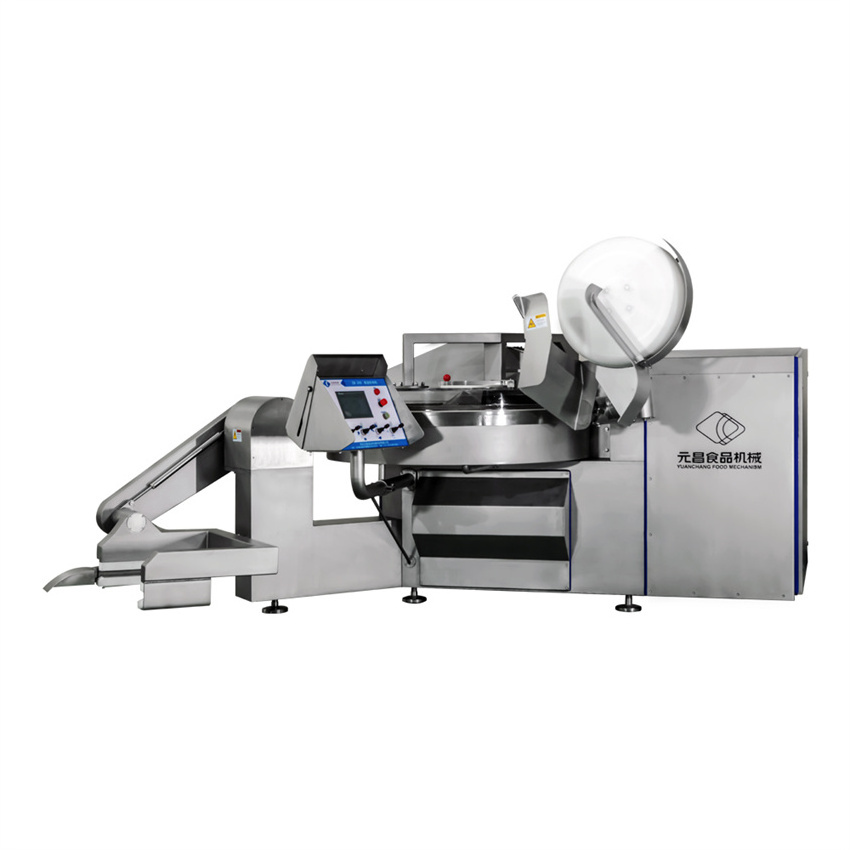 Industrial  Automatic High Speed Frozen Meat Bowl Cutter Price