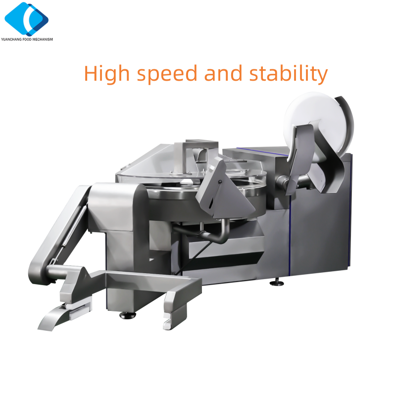 Meat cutter machine for Vacuum Meat Bowl Cutter For Sausage Machinery