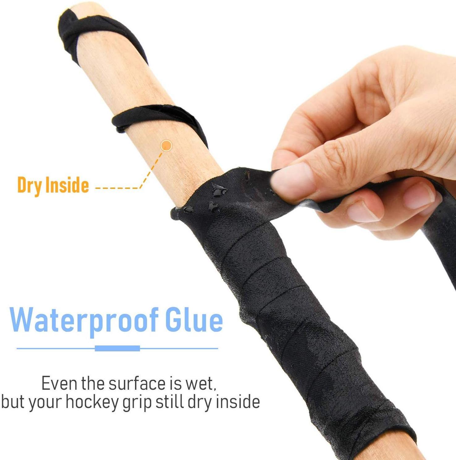 Stretchy Rugby Pe Shin Pad Flames Field Clear White Transparent Bandage Gauze Grip Stick Blade Ice Hockey Tape