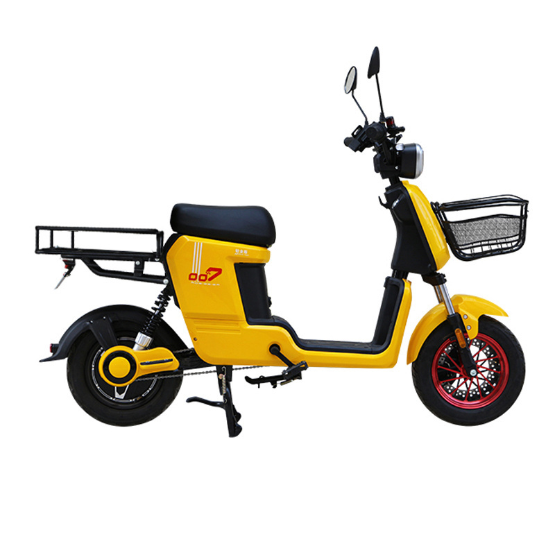 China factory 48v fat tire 14 inch mopeds electric bicycle power brushless  motor 800W with pedal ebike for fast food