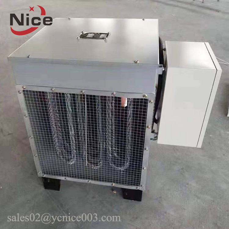 Electric air duct heater for ventilation system