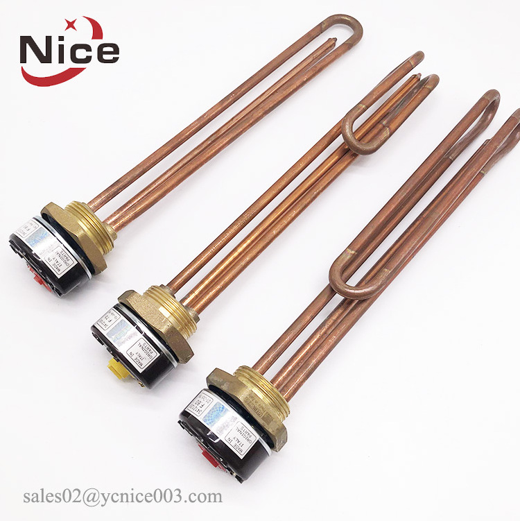 Thermostat reco heating tube replacement copper electric water heater element