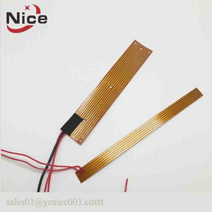 12v strip polyimide thin film kapton foil heater 300mm