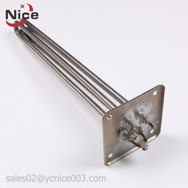 18kw square electric heating element for boiler flange heater