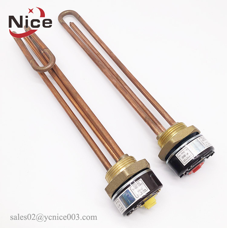 Thermostat reco heating tube replacement copper electric water heater element