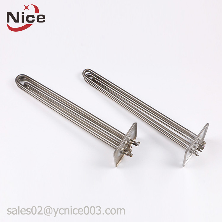 18kw square electric heating element for boiler flange heater