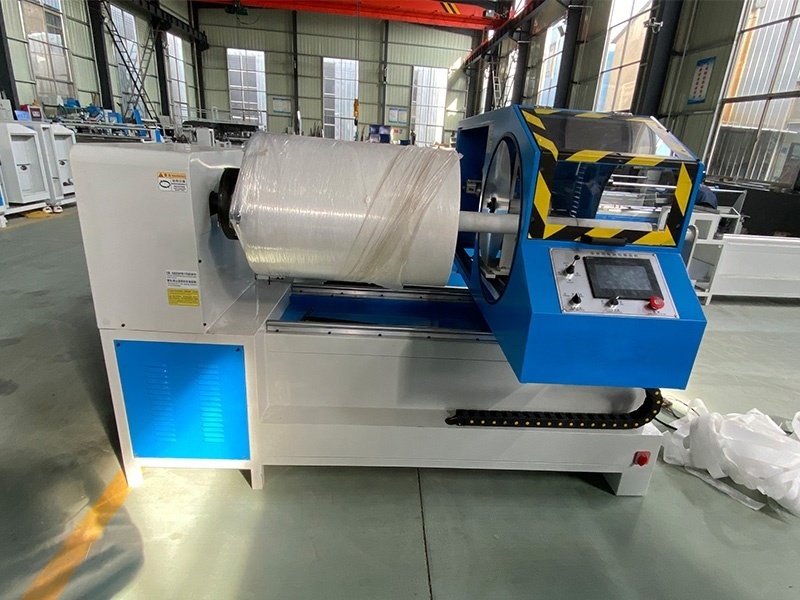 Full automatic medical gauze fabric roll slitting machine  cutting machine