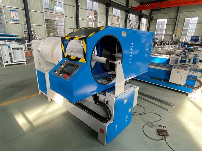 Full automatic medical gauze fabric roll slitting machine  cutting machine