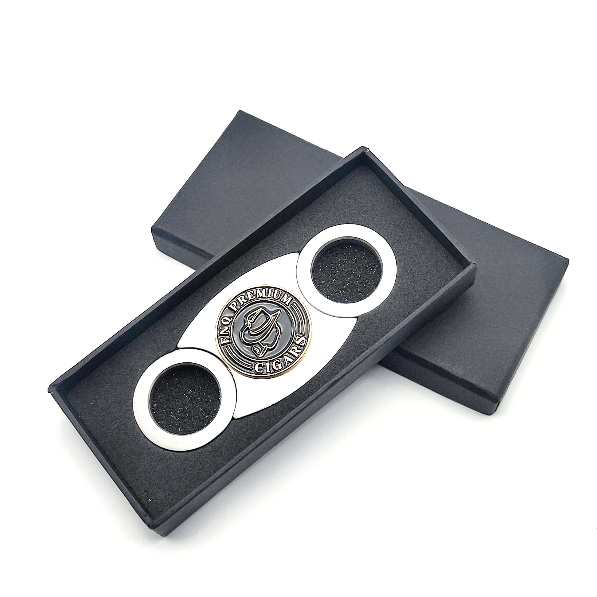 Father's Day Gift Cigar Cutter And Lighter Set Engraved Cigar Cigarloong Cigar Cutter