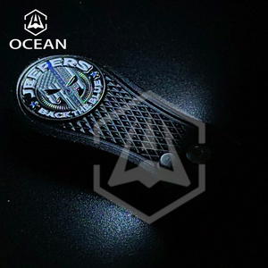 Wholesale Custom Logo Golf Accessories Switchblade Ball Marker Golf Divot Repair Tool Zinc Alloy Golf Divot Tool Display