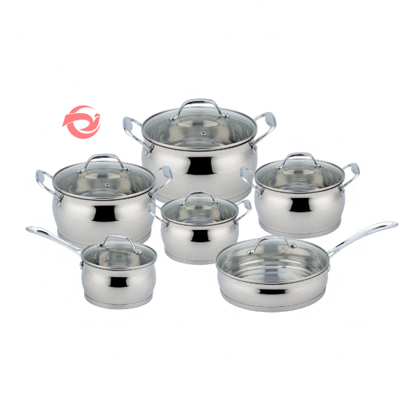 High quality cook ware house Stainless steel casserole cookware kitchen hotpot set for food pots and pans