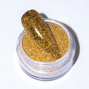 Popular Diamond Reflective Solvent Resistant Glitter Powder Acrylic Nail Polish Powder