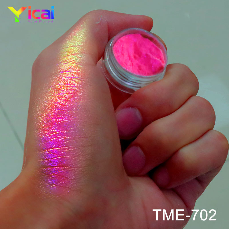 Multichrome Rainbow Mermaid Cosmetic Color Shift Chameleon Aurora Effect Eyeshadow Pearl Eyeshadow Pigment Nail Powder