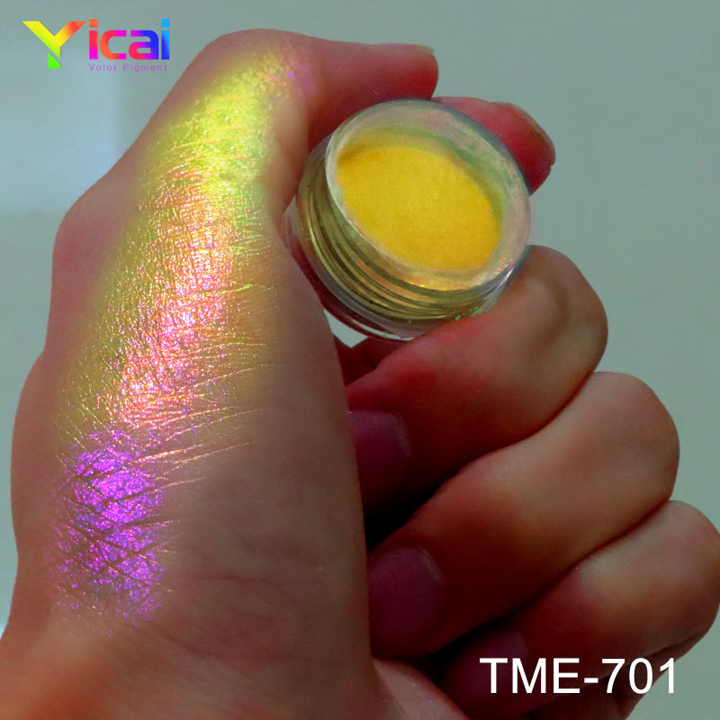 Multichrome Rainbow Mermaid Cosmetic Color Shift Chameleon Aurora Effect Eyeshadow Pearl Eyeshadow Pigment Nail Powder