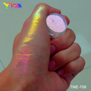 Multichrome Rainbow Mermaid Cosmetic Color Shift Chameleon Aurora Effect Eyeshadow Pearl Eyeshadow Pigment Nail Powder