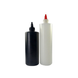 Wholesale Black White Super Plastic Extrusion Applicator Empty Glue Bottle With Lid