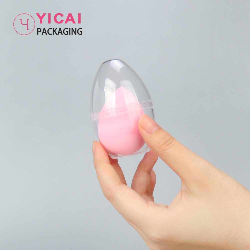 Muestras De Maquillaje Gratis 2 Piezas Wholesale Bear Beauty Egg Blender Cases Price Private Label Soft Puff Makeup Sponge