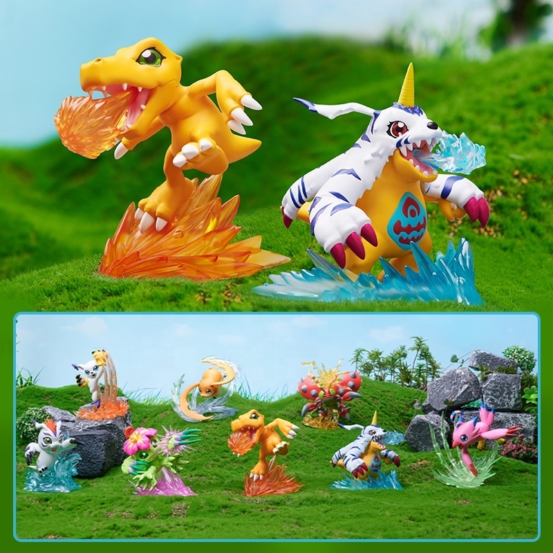 Wholesale Popular cute collection ornaments Digimoned mystery box Great Adventure skill martial arts blind box toys figures