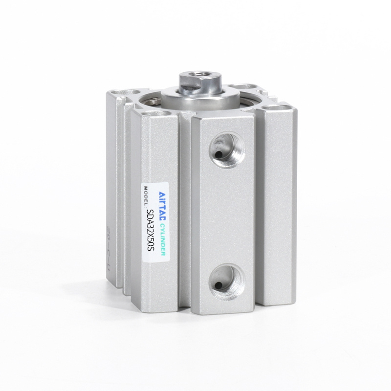 AIRTAC  SDA32X5X10X15X20X25/30X35X40X45Swith magnetic thin type Thin type cylinder aluminum alloy  pneumatic cylinder