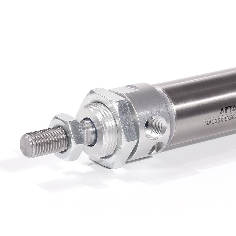 AIRTAC MAC32X25-50/75/100/150/200/300SCA cylinder Buffered stainless steel mini cylinder