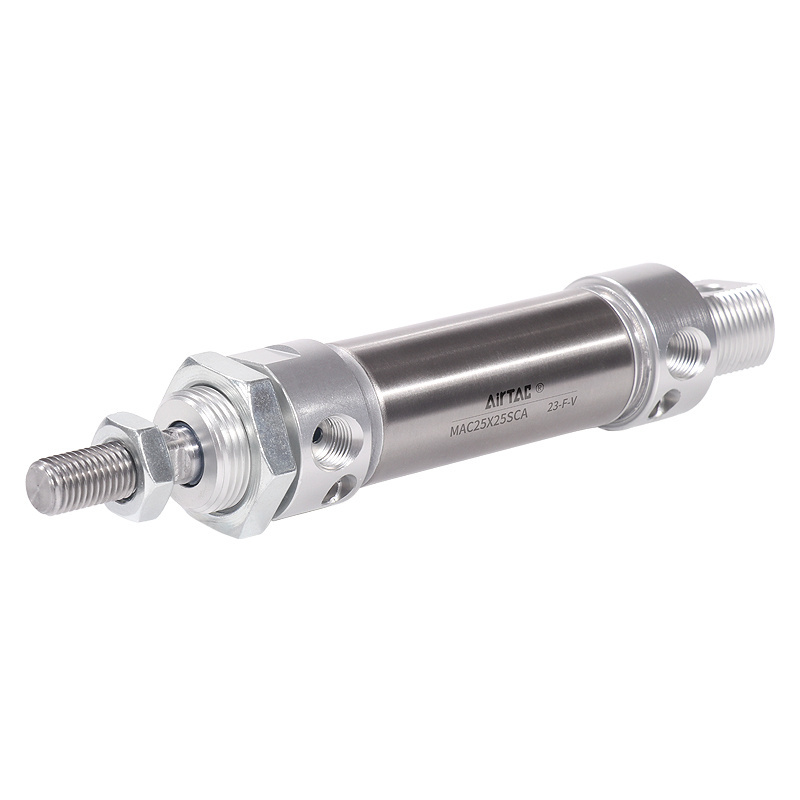 AIRTAC MAC32X25-50/75/100/150/200/300SCA cylinder Buffered stainless steel mini cylinder