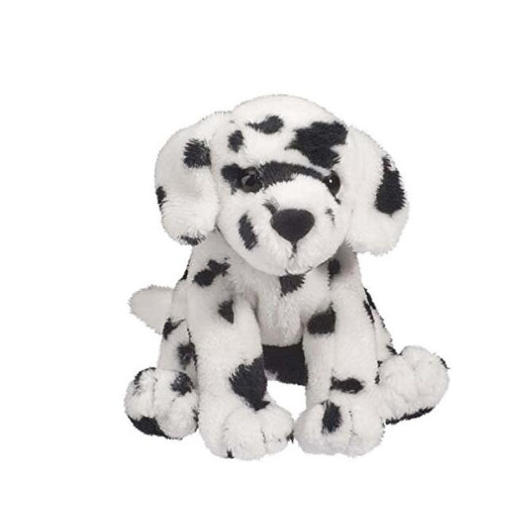 custom cute plush dalmatian stuffed toys realistic animal spotty dog