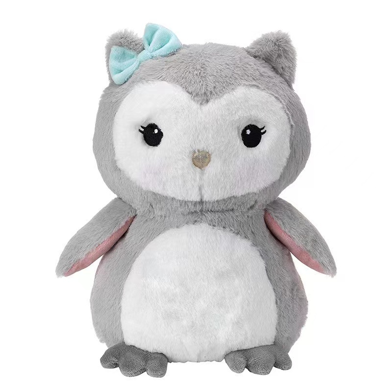 New design cute stuffed animal owl plush toys wholesale microwave heat bag