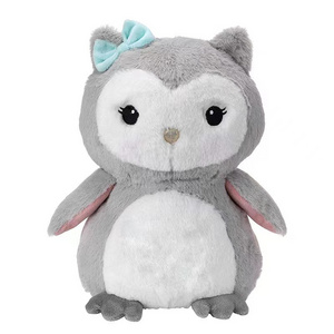 New design cute stuffed animal owl plush toys wholesale microwave heat bag