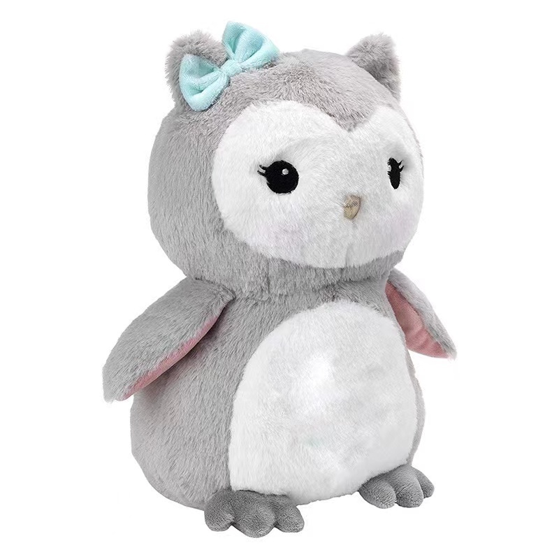 New design cute stuffed animal owl plush toys wholesale microwave heat bag