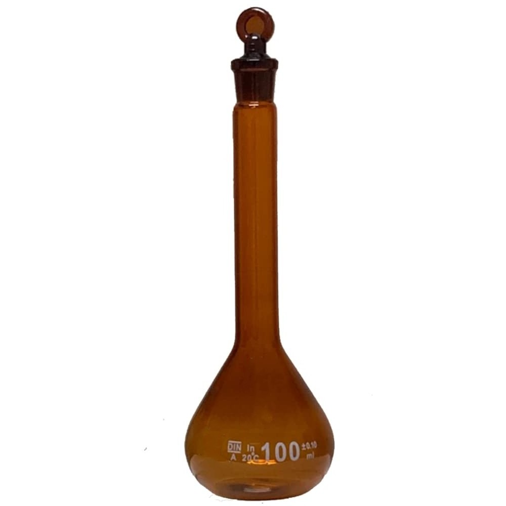 Yancheng Rongtai Customized high temperature processing irregular glass volumetric flask for laboratory