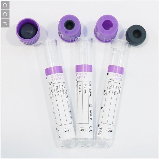 Customized Rubber Stopper for The Blood Collection Tube EDTA Vacuum Blood Collection Tube