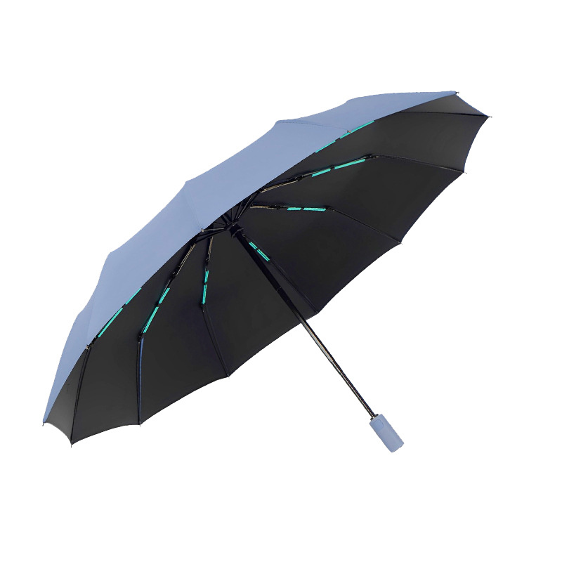 Wholesale Promotional Anti UV Dual Use Folding Umbrella Strong Sturdy Windproof Large Collapsible 12k Sun Umbrella