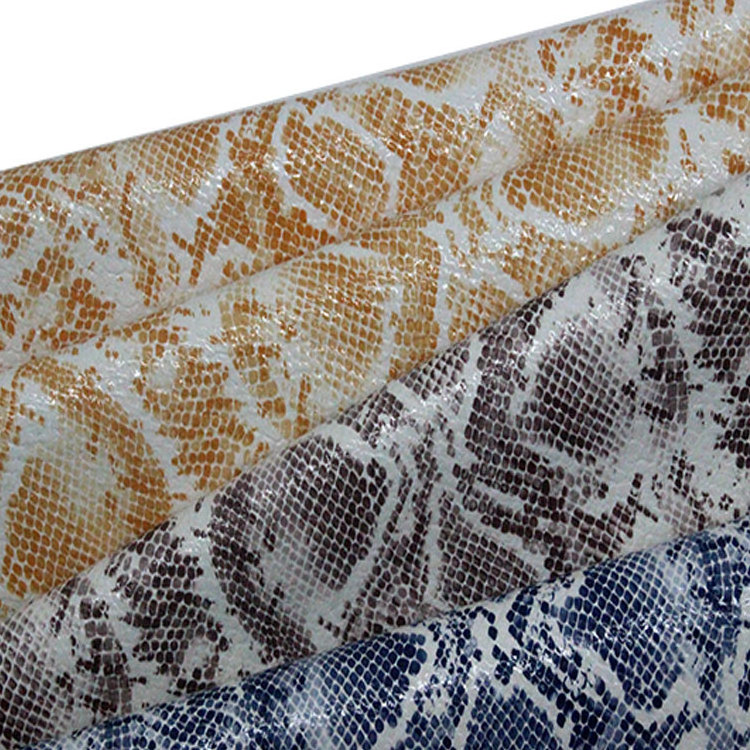 manufacturer mexico surface printing python printed synthet imitation snake skin synthetic pu print faux handmade leather fabric