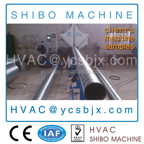 Spiral round tube forming machine  air duct spiro machine