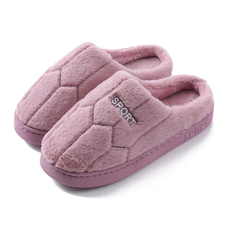 warm plush cotton lining make feet every day warm and cozy in winter wholesale slippers