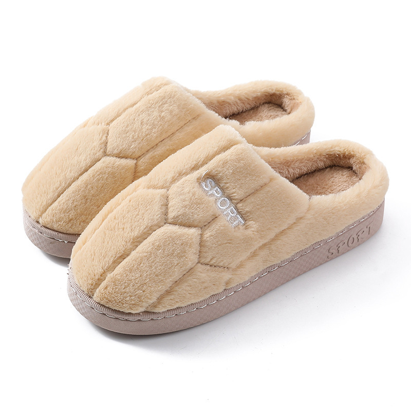 warm plush cotton lining make feet every day warm and cozy in winter wholesale slippers