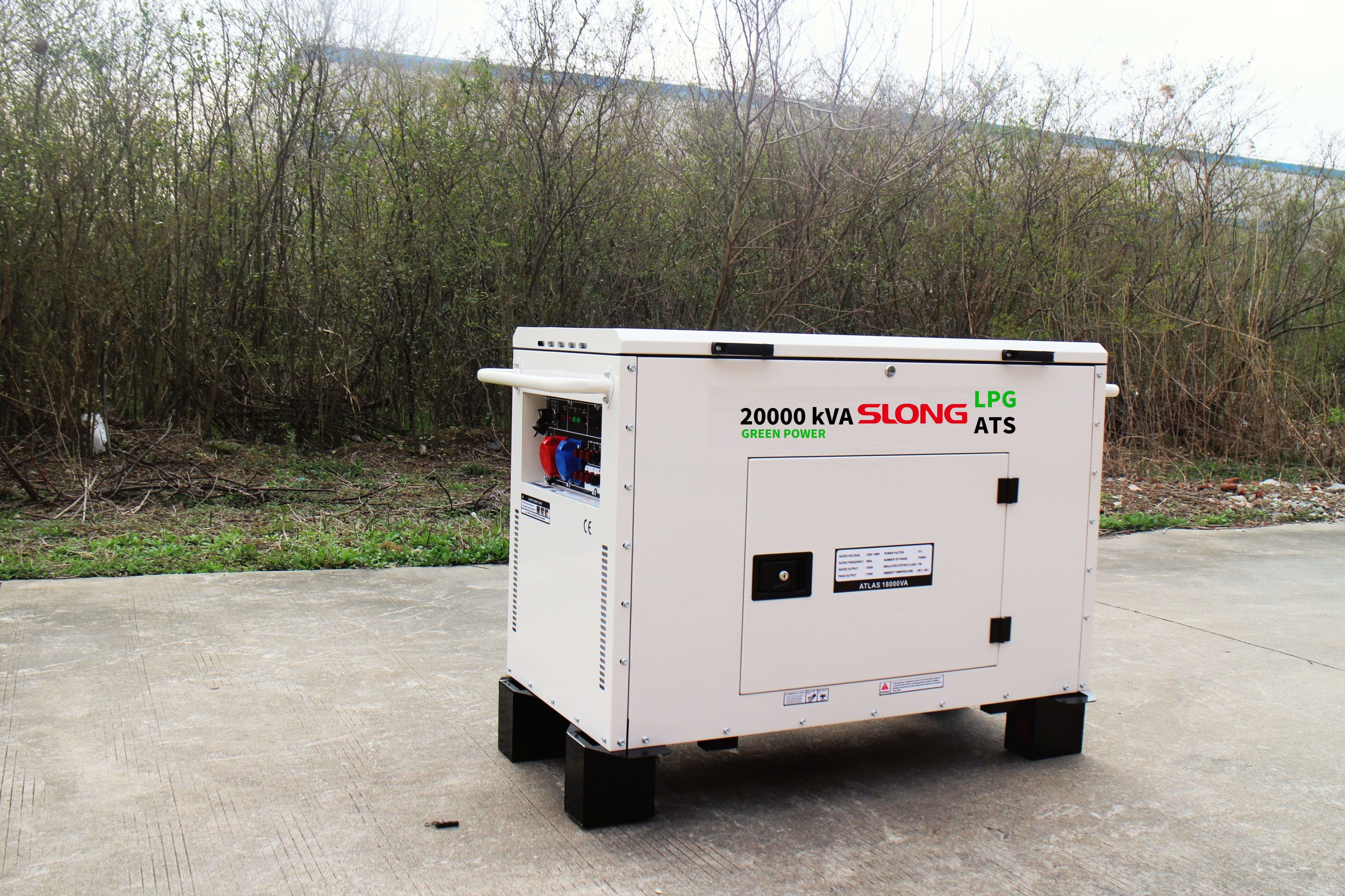 Slong  15kw 17kW 19kW 20kva Backup 20kW natural gas generator