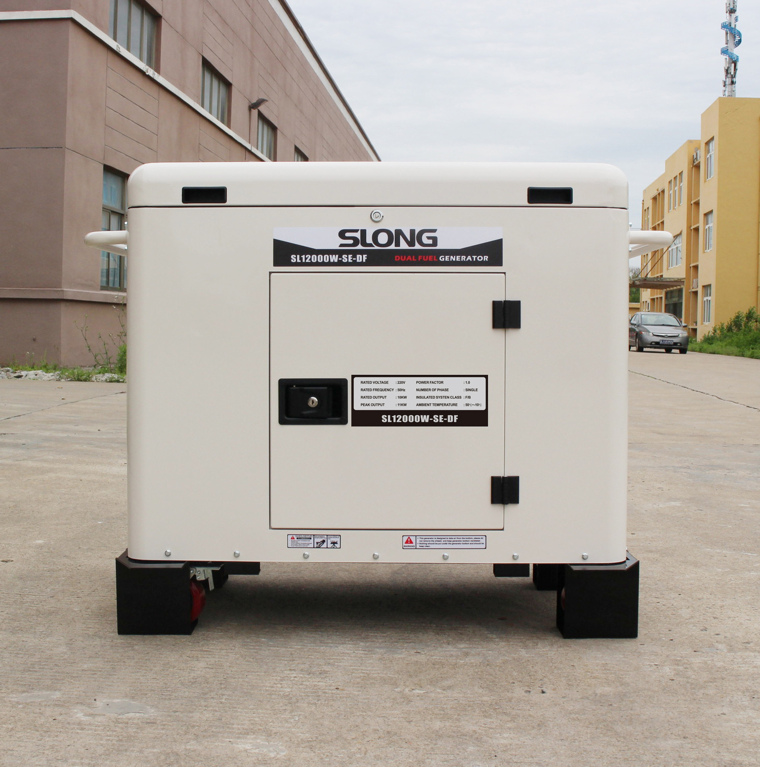 Slong  10kW 12KW Silent generator LP Gas generator standby Natural Gas generator