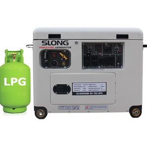 SLONG 8000W Electric Start Tri Fuel Generator gasoline generator Natural gas LPG Power generator