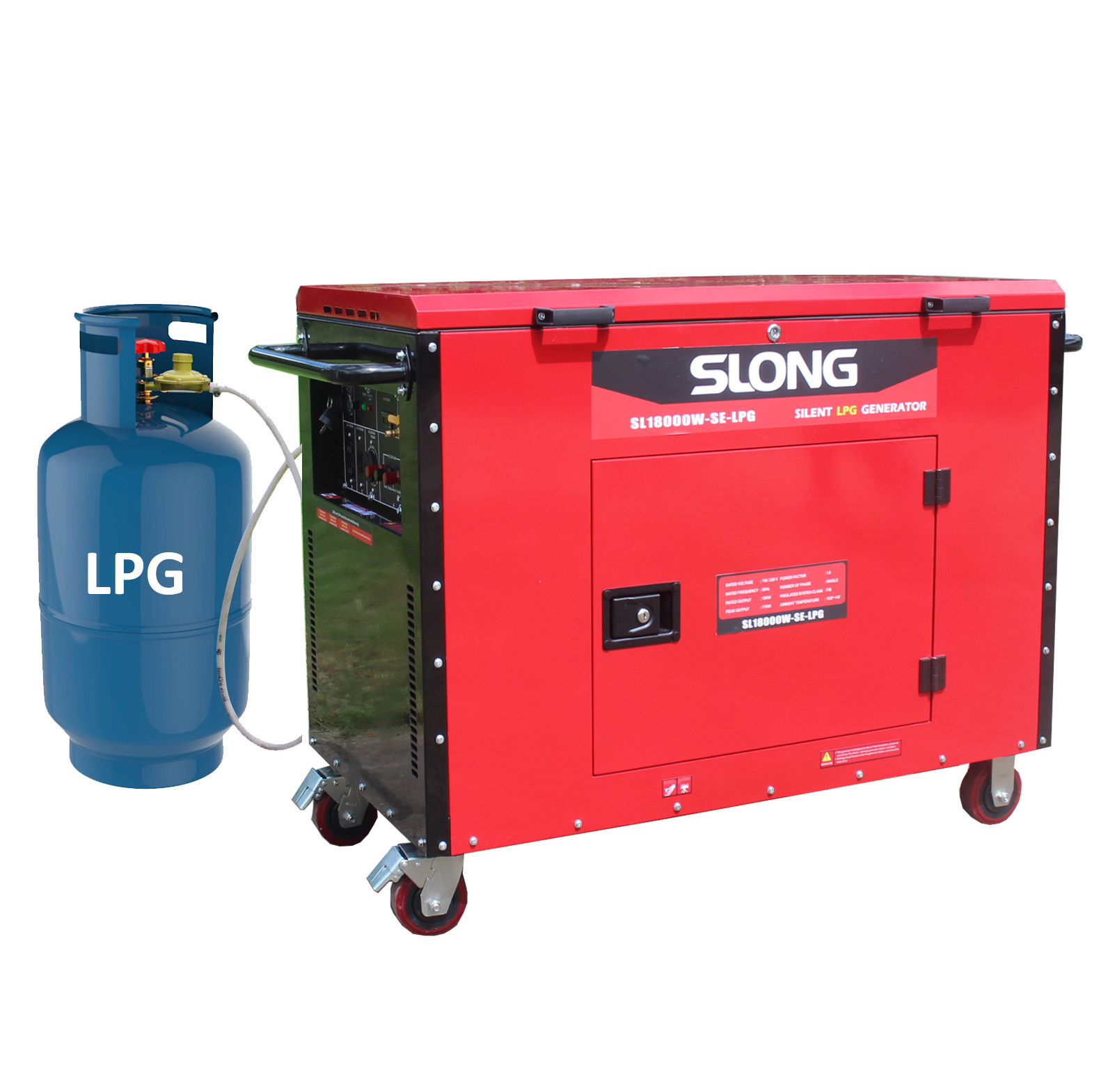 E.SLONG BRAND 17KW/18KW   SUPER SILENT GAS POWERED HOME BACK UP GENERATOR