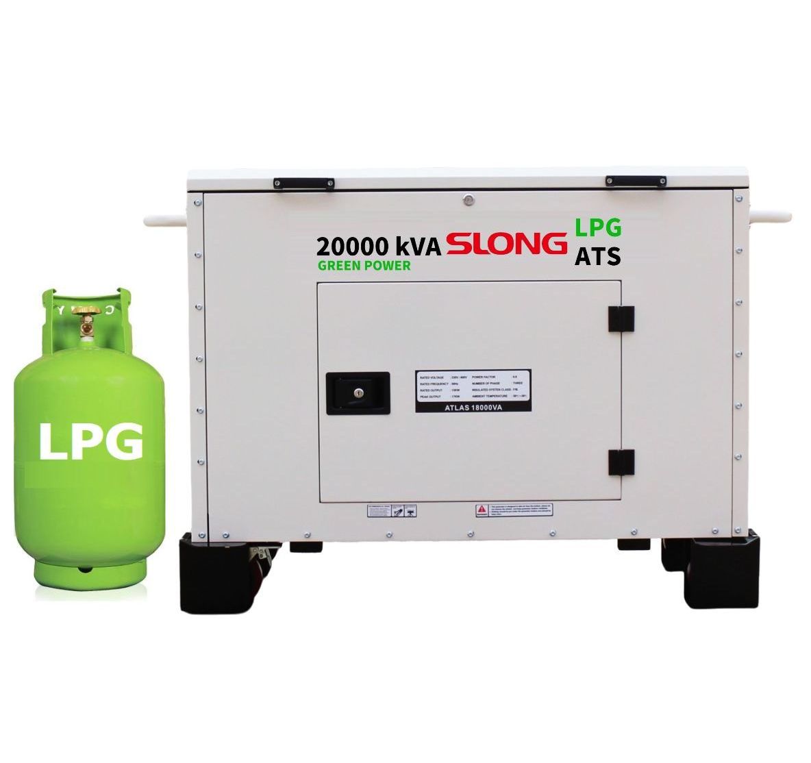 Slong  15kw 17kW 19kW 20kva Backup 20kW natural gas generator