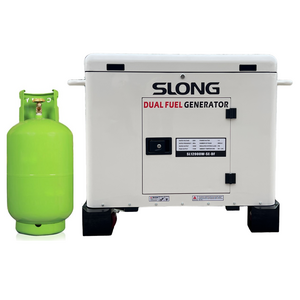 Slong  10kW 12KW Silent generator LP Gas generator standby Natural Gas generator