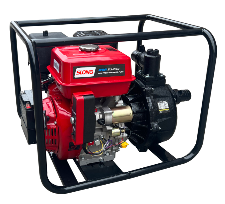 SLHP50 portable gasoline high pressure cast iron fire water pump