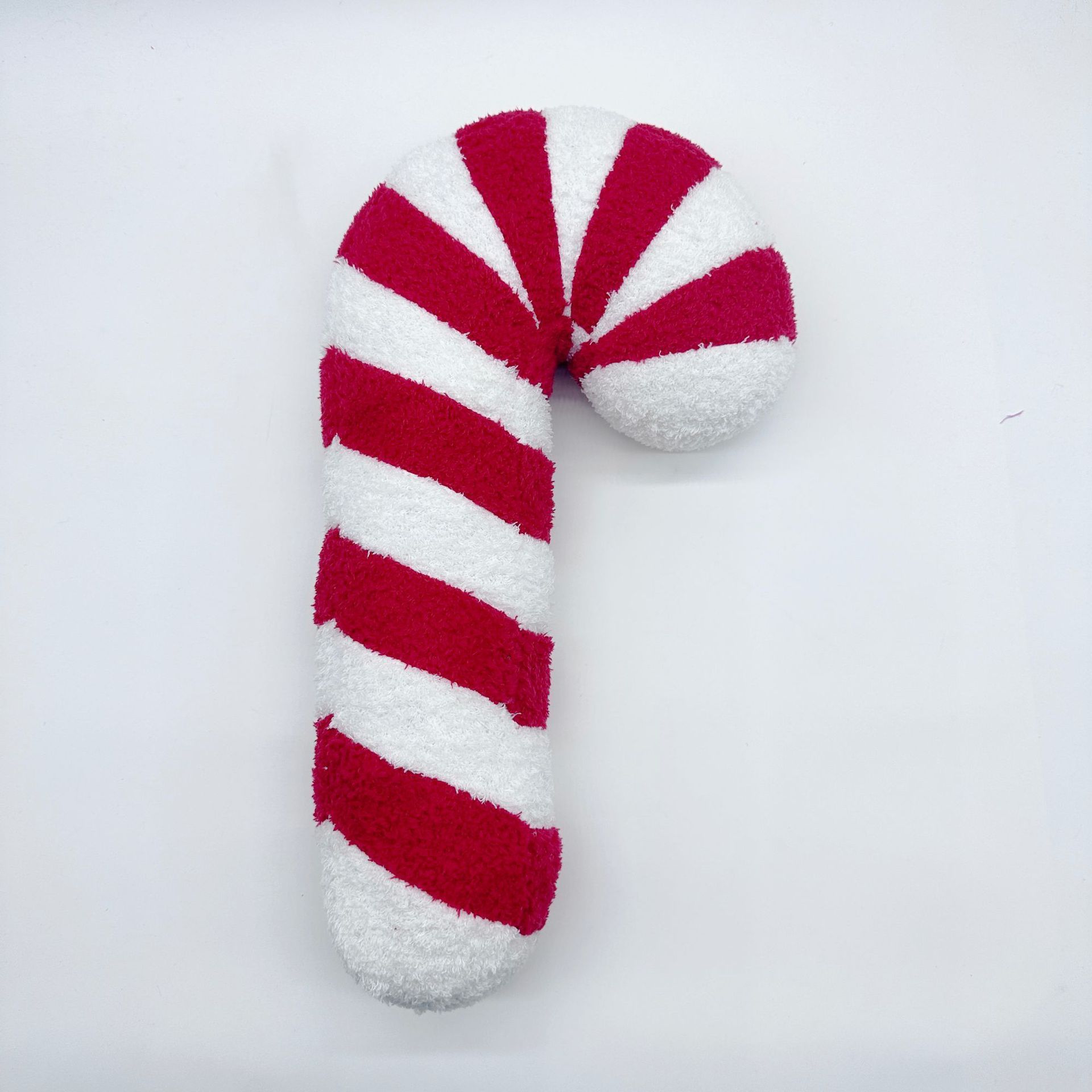 New promotional toys cute Christmas Candy cane soft doll stuffed plush pillow kids toys custom Christmas gifts