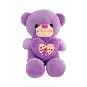 2022 new children toys valentine gifts Chinese OEM promotional free shipping stuffed teddy bear soft toy