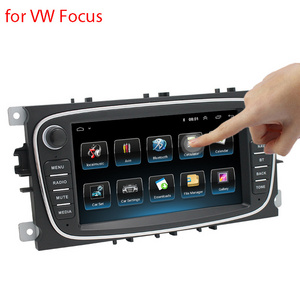 Good Price 7 Inch 2 Din Multimedia Autoradio Navigation GPS BT Car Dvd Player Android Car Radio Stereo for VW Focus