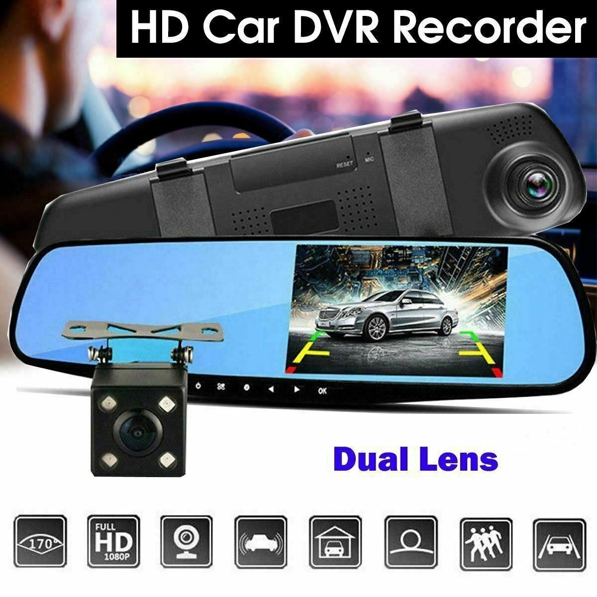 Dash Cam Full HD 1080P 170 Degree Black Box DVR GT300 Car DVR User Manual Car Camera